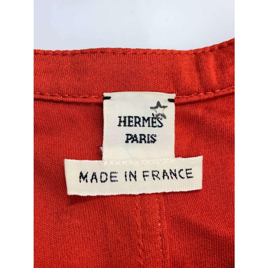 HERMES◆ゴルチエ期/正方形タグ/スターマーク/半袖ワンピース/38/レーヨン/ORN/アーカイブ_2