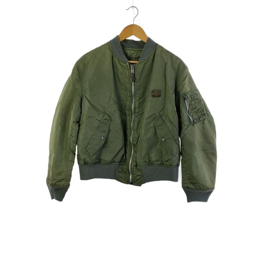ALPHA INDUSTRIES アルファインダストリーズ　L MA-1 刺繍 ALPHA INDUSTRIES◇背面刺繍/IDEAL/MA-1/フライトジャケット/--/--/GRN