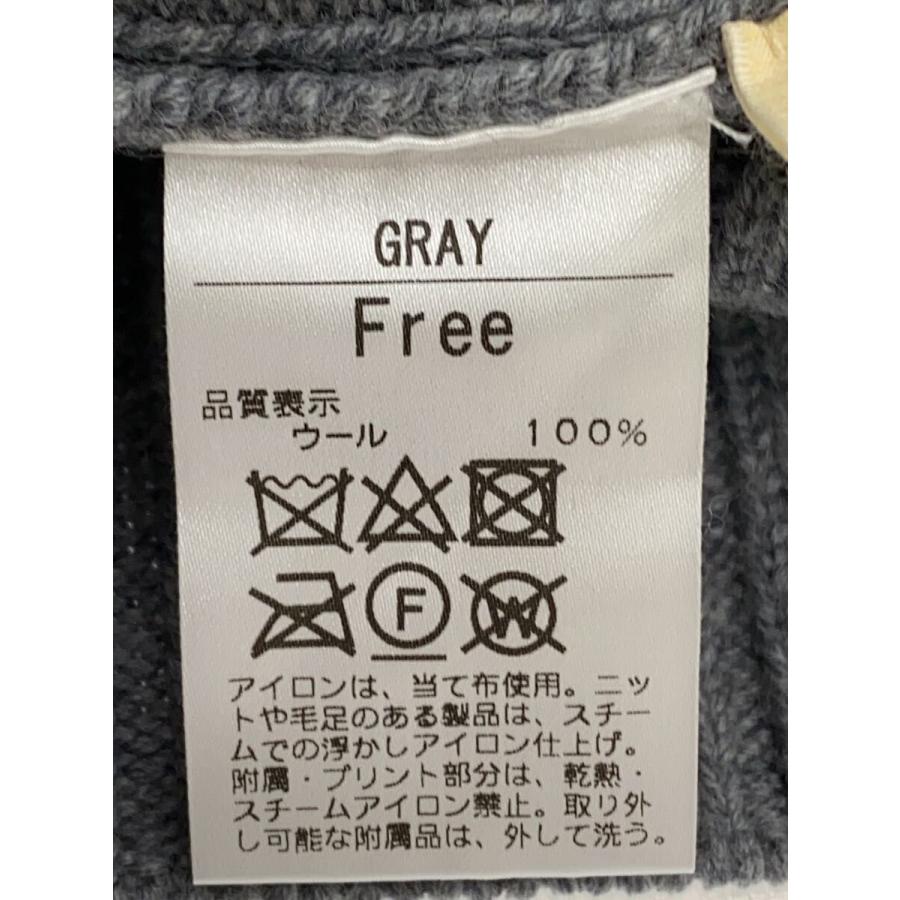 THE SHISHIKUI◇ニット・セーター(厚手)/FREE/ウール/GRY : セカンド