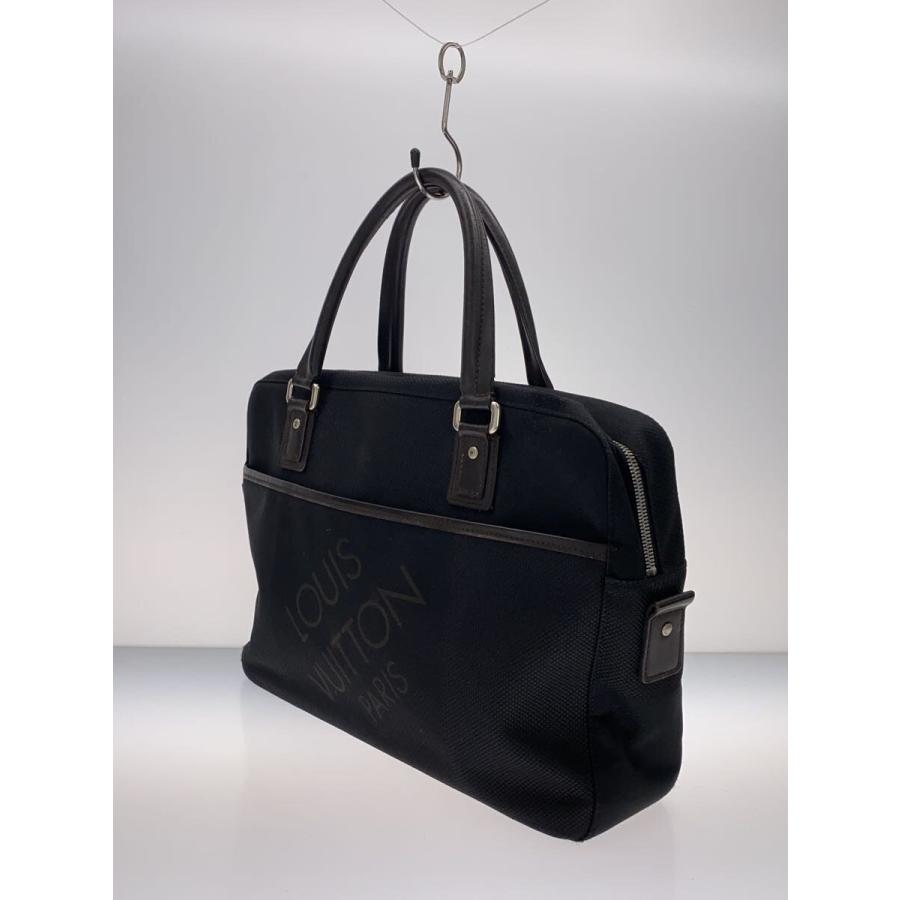 LOUIS VUITTON◇ヤック_ダミエ・ジェアン/ナイロン/BLK// : セカンド