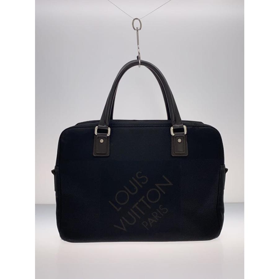 LOUIS VUITTON/ヤック_ダミエ・ジェアン/ナイロン/BLK LOUIS VUITTON◇ヤック_ダミエ・ジェアン/ナイロン/BLK// : セカンド