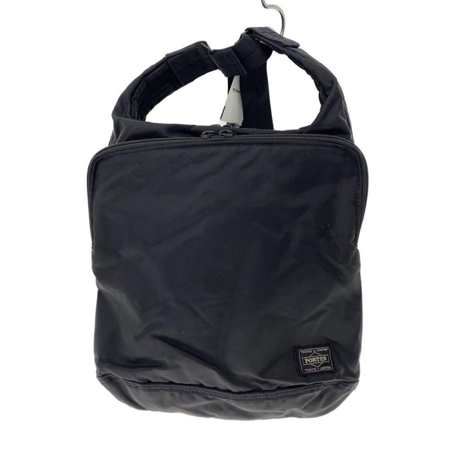 PORTER◇PORTER FLASH/ショルダーバッグ/ナイロン/BLK/689-05939