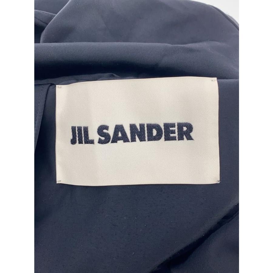 JIL SANDER◇ステンカラーコート/44/レーヨン/BLK/無地/JSMP471131
