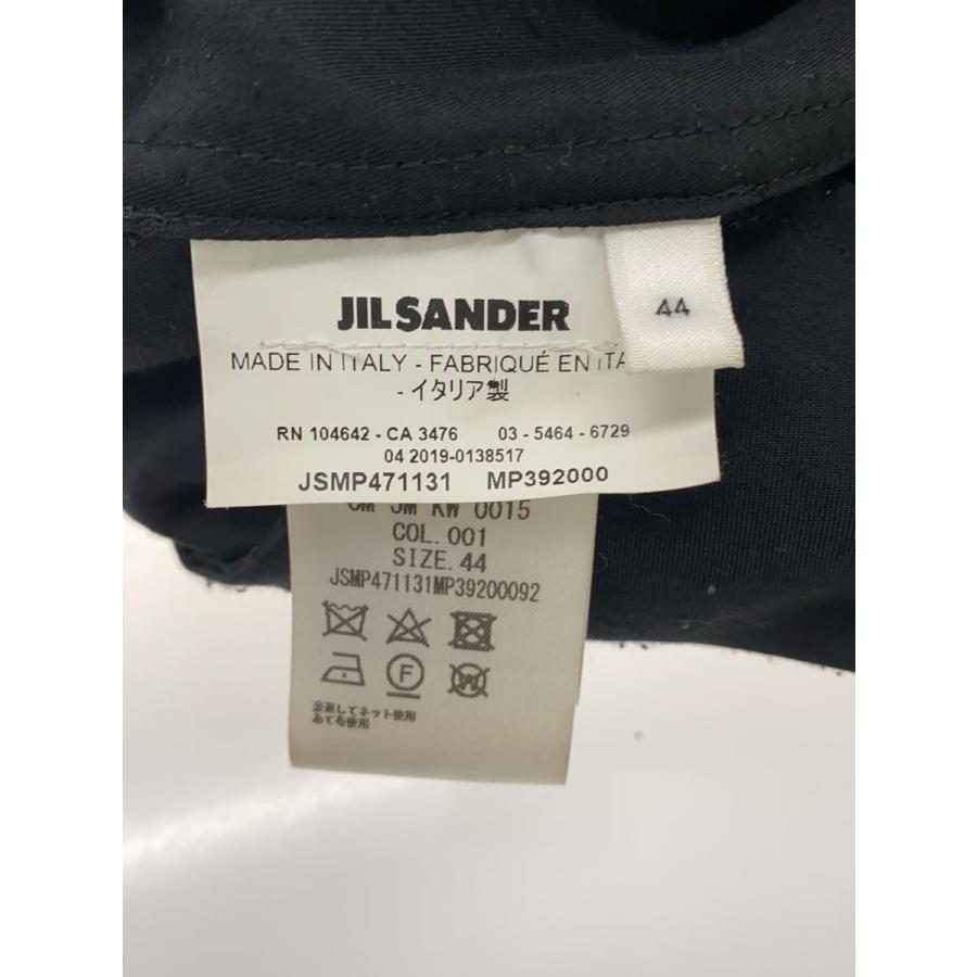 JIL SANDER◇ステンカラーコート/44/レーヨン/BLK/無地/JSMP471131
