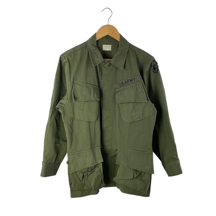 US.ARMY◇69年会計/ジャングルファティーグジャケット/5th/XS/--/GRN 
