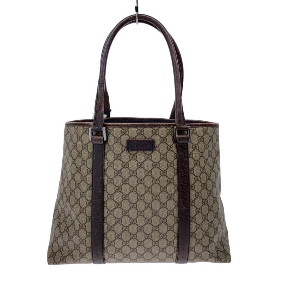 GUCCI◇トートバッグ_GGスプリーム/PVC/BRW : セカンドストリートYahoo