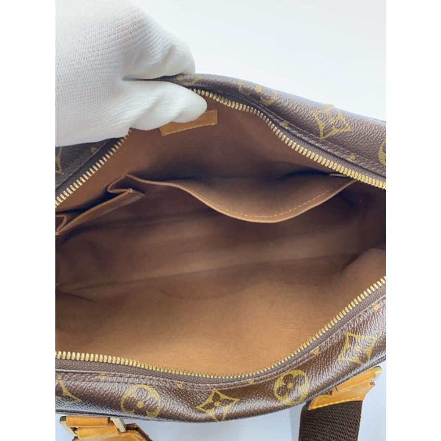 LOUIS VUITTON◆サック・ボスフォール_モノグラム・キャンバス/PVC/BRW