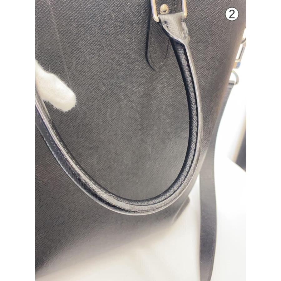LOUIS VUITTON◇アントン・トート_タイガ/牛革/BLK : セカンド