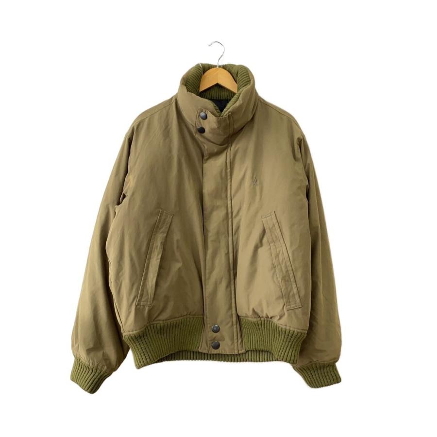 NAUTICA◇ダウンジャケット/--/ナイロン/KHK/変色有/状態考慮