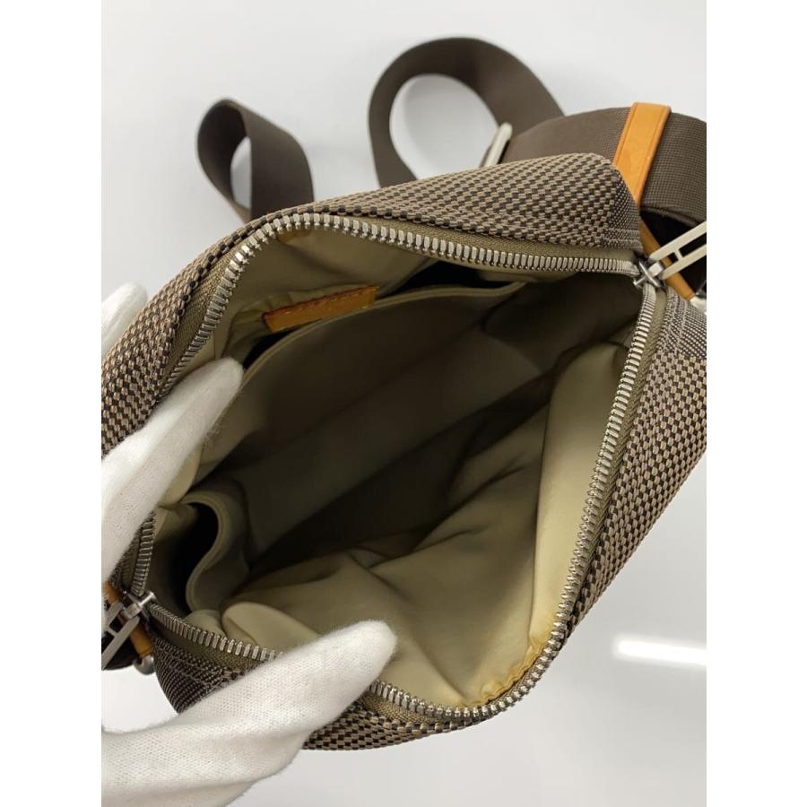 LOUIS VUITTON◇シタダン_ダミエ・ジェアン/ナイロン/BRW : セカンド