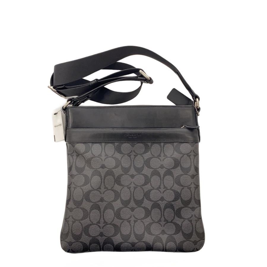 COACH◇ショルダーバッグ/PVC/BLK/総柄/F54781 : セカンドストリート 