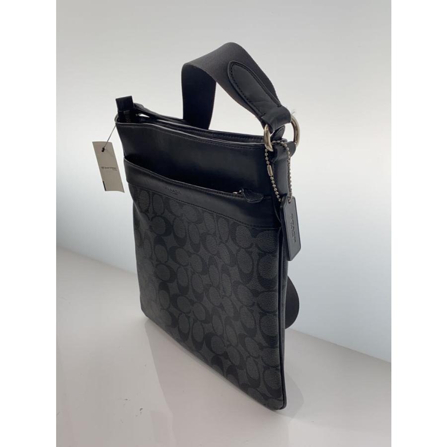 COACH◇ショルダーバッグ/PVC/BLK/総柄/F54781 : セカンドストリート 