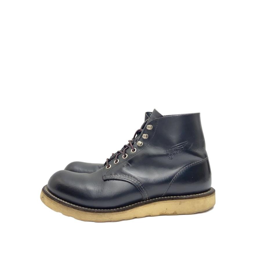 RED WING◇6-inch classic round/US8/BLK/レザー/8165 : セカンド