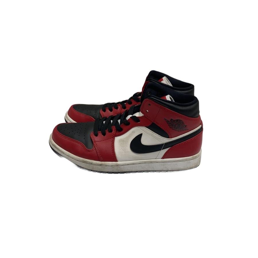 NIKE◇エアジョーダン1 MID Chicago Black Toe/26.5cm/554724