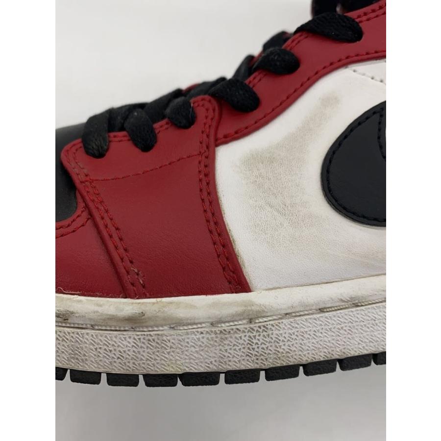 NIKE◇エアジョーダン1 MID Chicago Black Toe/26.5cm/554724