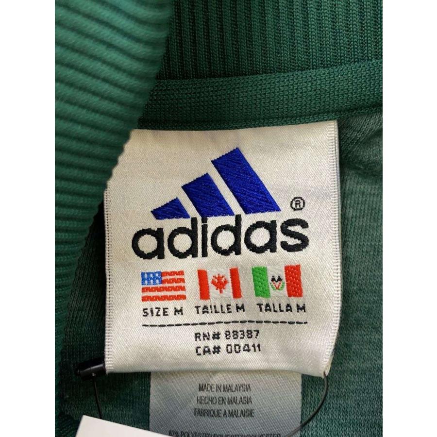 美品 90s  アディダス トラックジャケット 万国旗タグ adidas◇90s/万国旗タグ/トラックジャケット/トレフォイルジップ