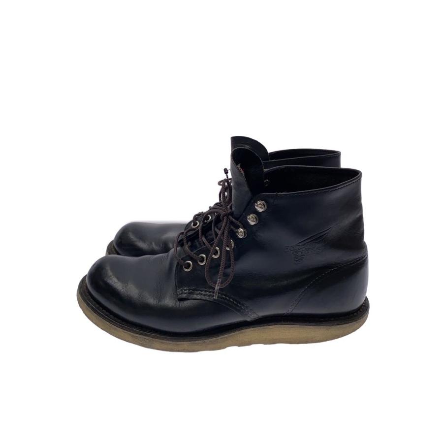 p*k様 【美品】レッドウイング_8165プレーン黒/25.5cm RED WING◇レースアップブーツ・6インチクラシックプレーントゥ/8165