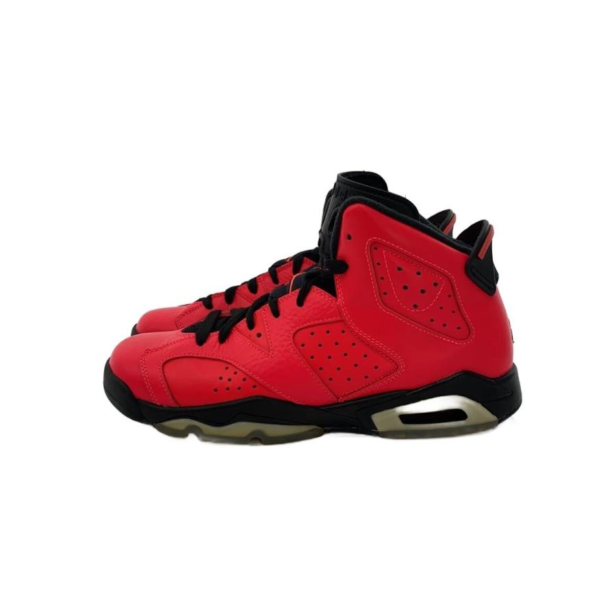 NIKE◇AIR JORDAN 6 RETRO (BG)/エアジョーダンレトロ/レッド/384665 