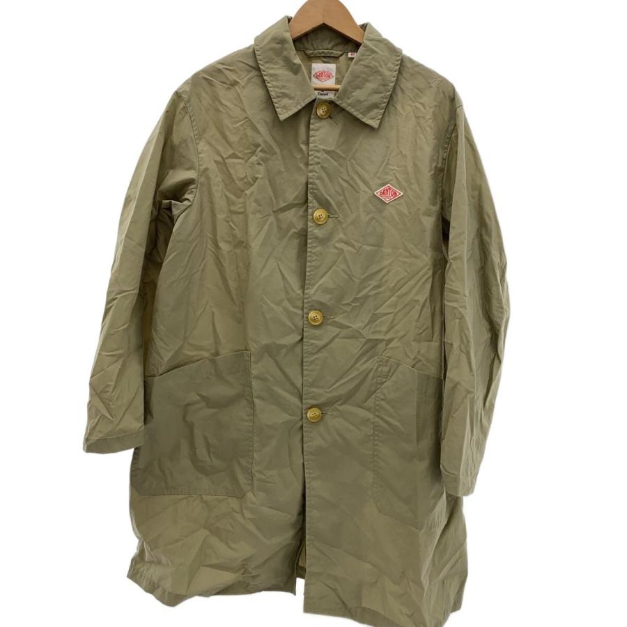 DANTON ステンカラーコート JD-8041 NTF 40 DANTON◇ステンカラーコート/40/ナイロン/KHK/無地/JD-8041 NTF