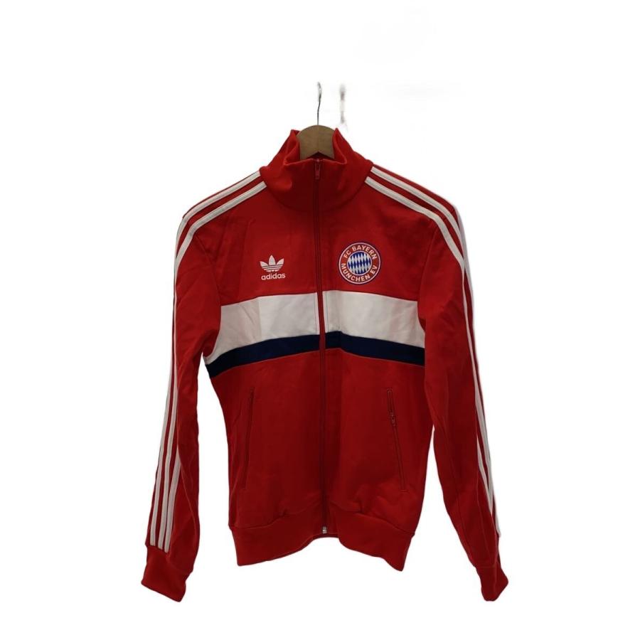 adidas◇FCバイエルン ミュンヘン/ジャージ/S/ポリエステル/RED/778994