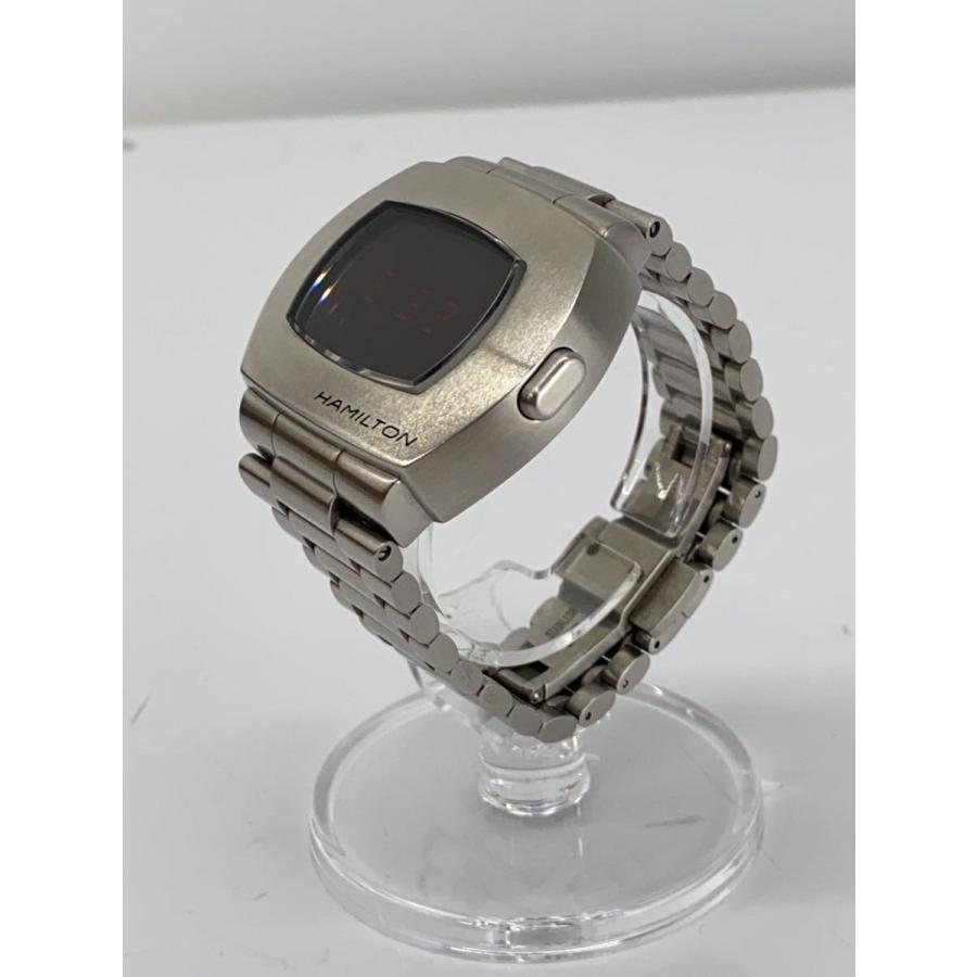 【美品】Hamilton PSR デジタルクォーツ H524140 HAMILTON◇PSR/アメリカンクラシック/クォーツ腕時計/デジタル