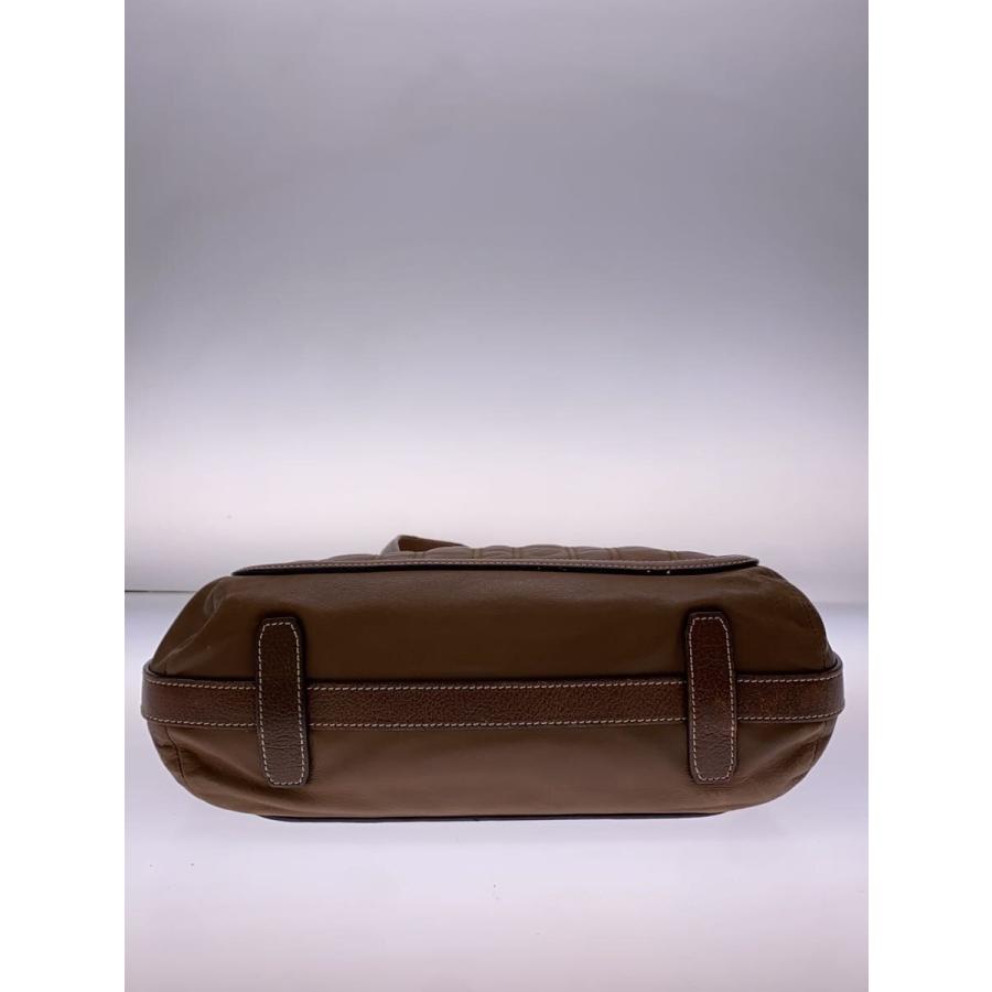 CELINE◆トートバッグ/レザー/BRW_3