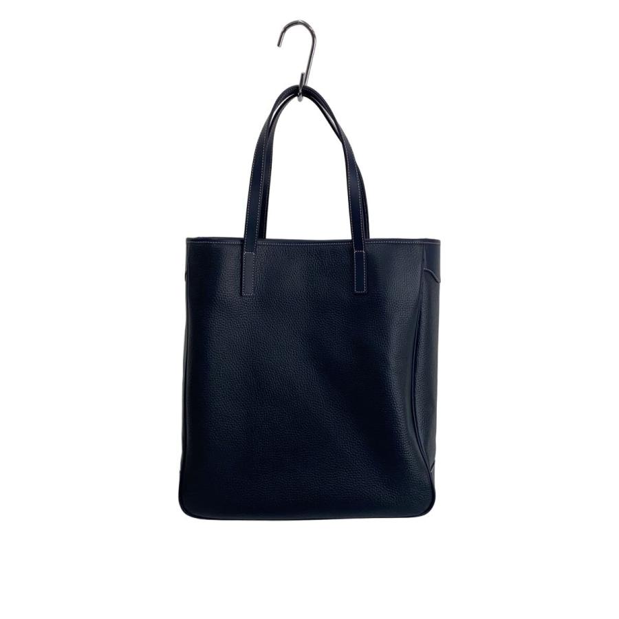 SOMES SADDLE◇トートバッグ/レザー/NVY : セカンドストリートYahoo!店