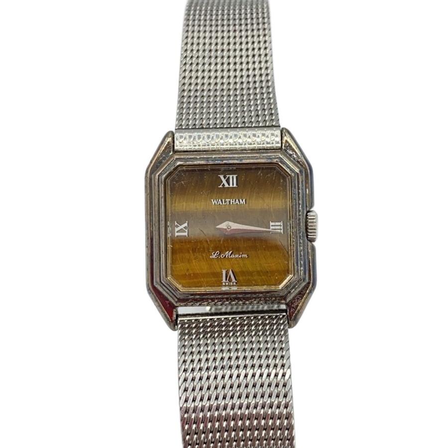 WALTHAM 腕時計 WALTHAM◇手巻腕時計/アナログ/--/BLK/BLK : セカンドストリートYahoo