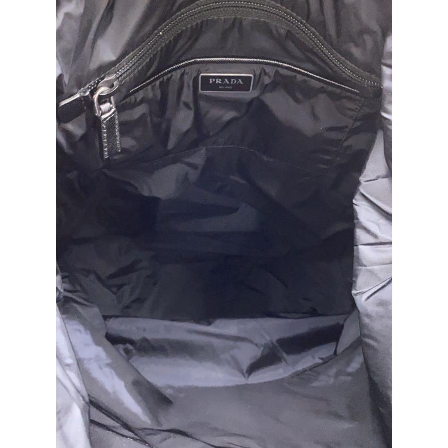 PRADA◇NEON MONKEY/ネオンモンキー/トートバッグ/ナイロン/BLK/総柄