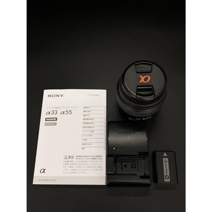SONY◇デジタル一眼カメラ α55 SLT-A55VY ダブルズームレンズキット