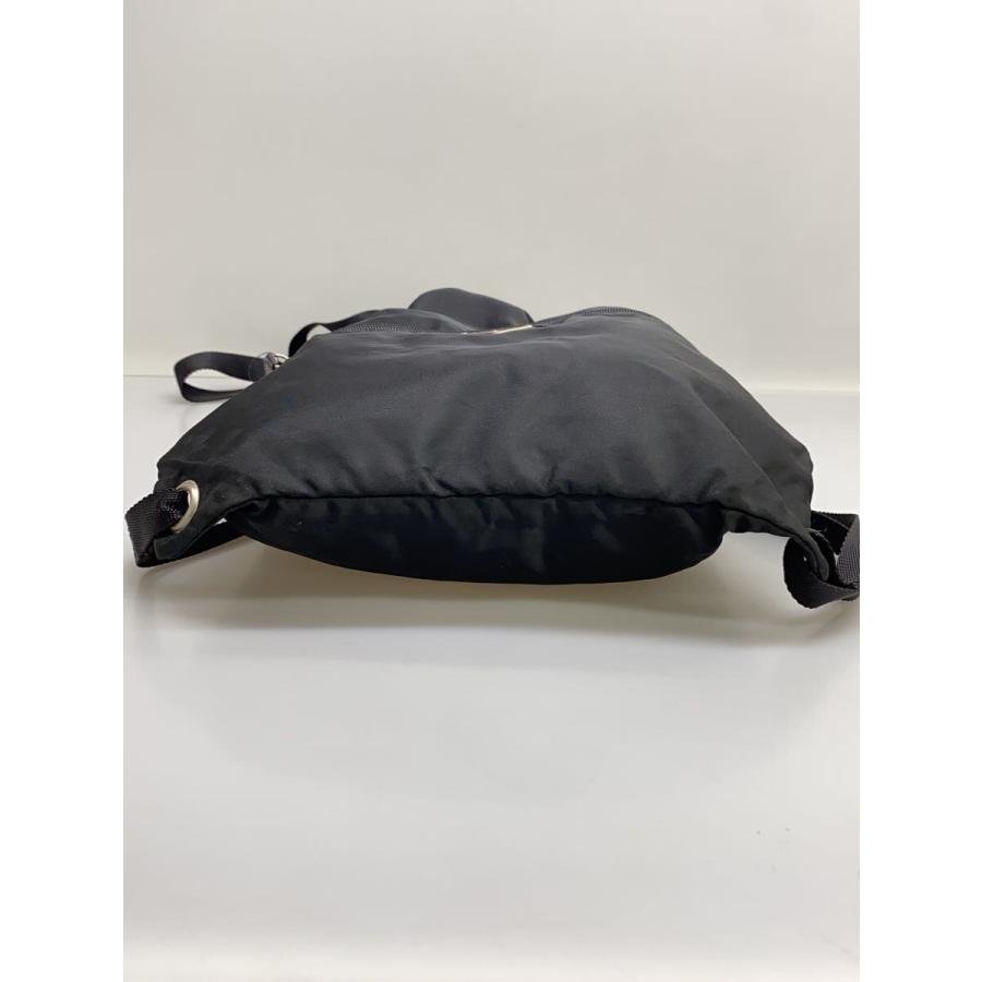 PRADA◇リュック/ナイロン/BLK/無地/ID9RV2W7K/? NULL ?// : セカンド