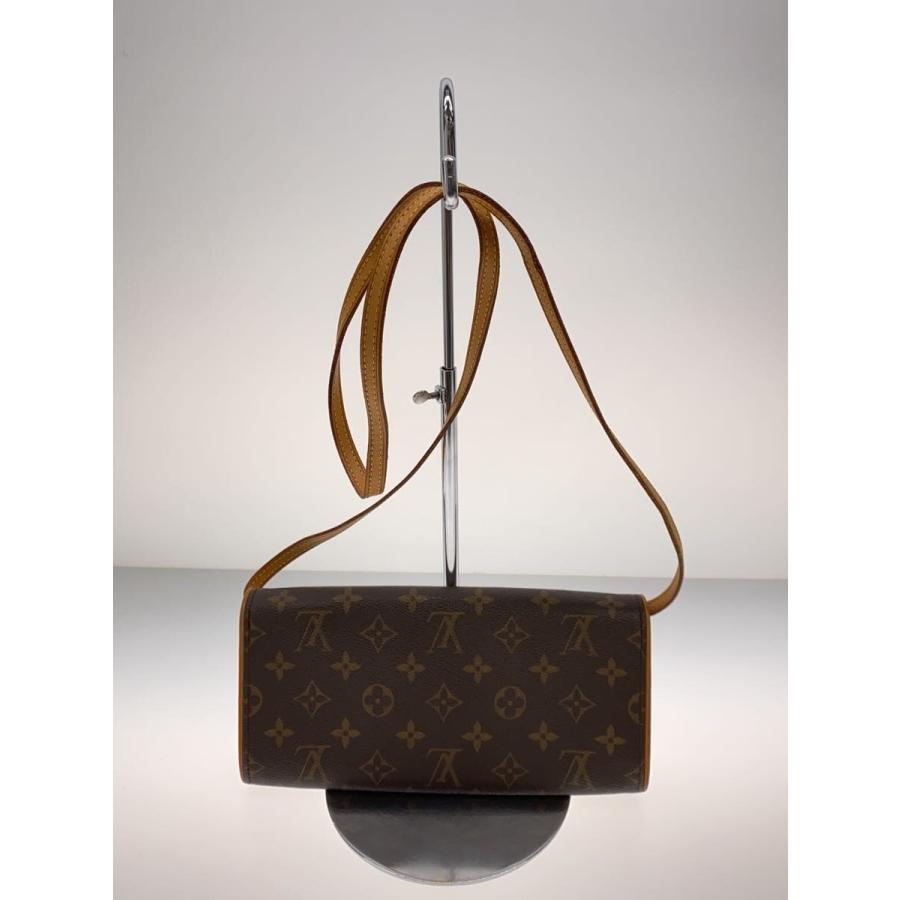 LOUIS VUITTON◆ポシェット・ツインGM_モノグラム・キャンバス/PVC/BRW