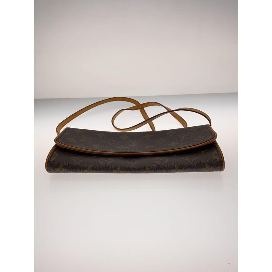 LOUIS VUITTON◆ポシェット・ツインGM_モノグラム・キャンバス/PVC/BRW