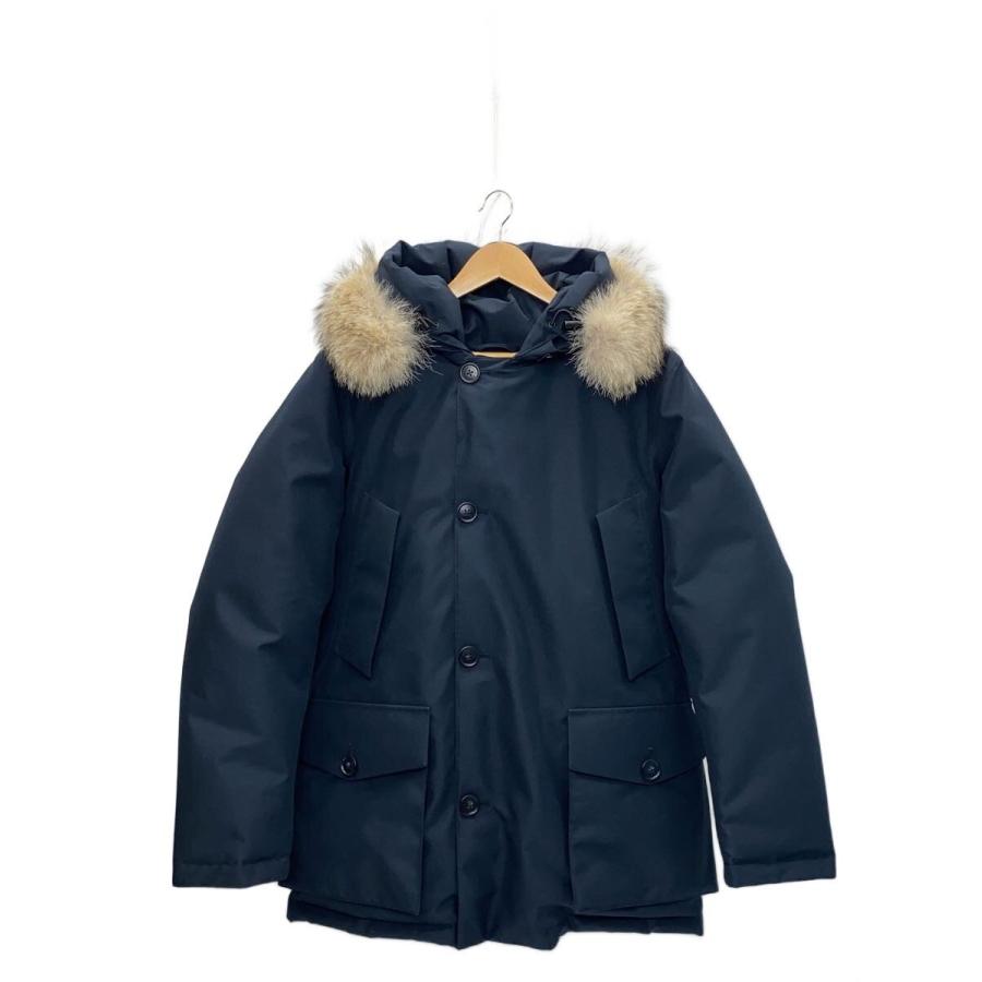 Woolrich◇ダウンジャケット/M/ポリエステル/NVY/無地/WOOU0877