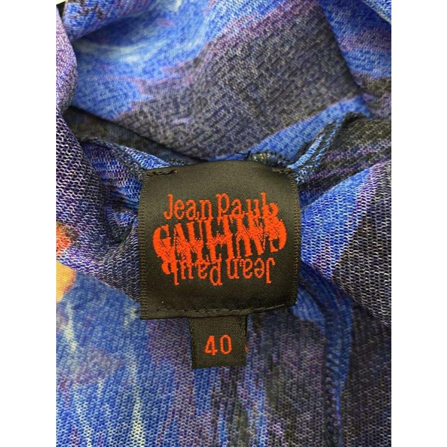 Jean Paul Gaultier◆ノースリーブワンピース/40/ナイロン/マルチカラー_2