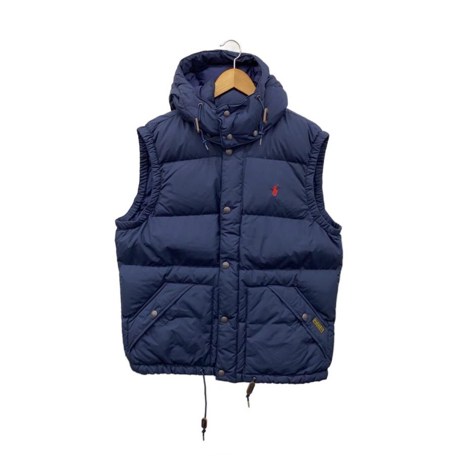 POLO RALPH LAUREN◇ダウンベスト/L/ポリエステル/NVY : セカンド
