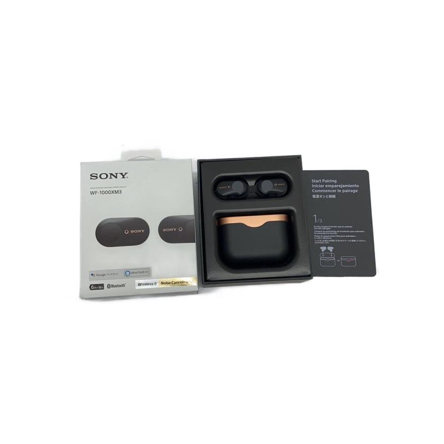 SONY◇イヤホン・ヘッドホン WF-1000XM3 (B) [ブラック] : セカンド