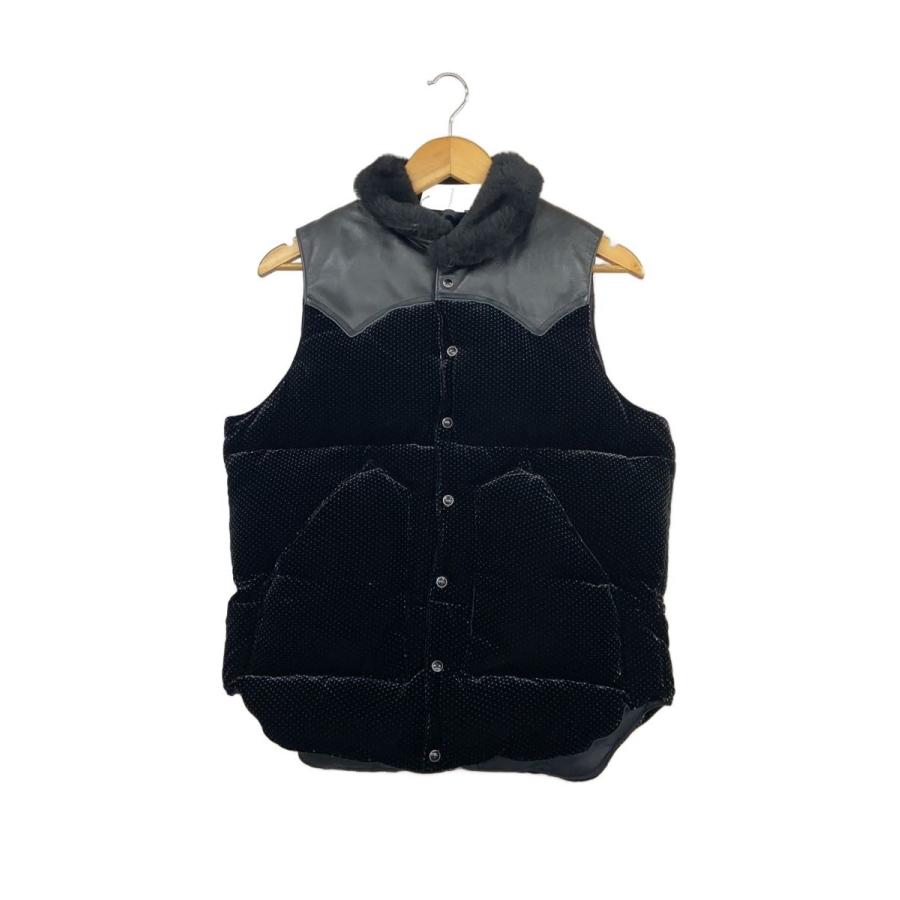 Rocky Mountain Featherbed Co. ダウンベスト 36 Rocky Mountain Featherbed◇ダウンベスト/36/レーヨン/BLK