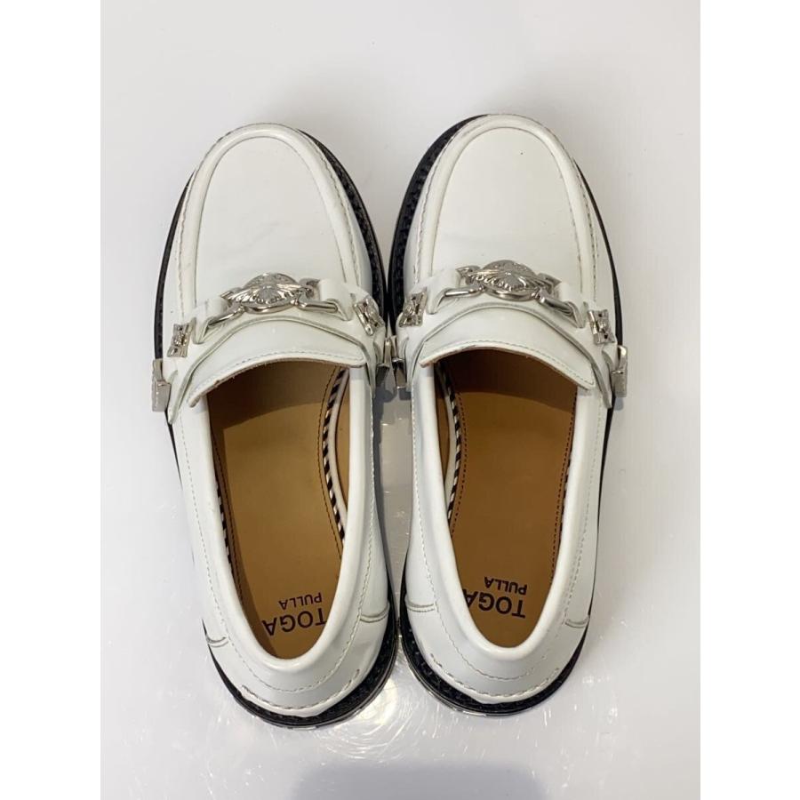 TOGA PULLA◇メタルバックルローファー/37/WHT : セカンドストリート