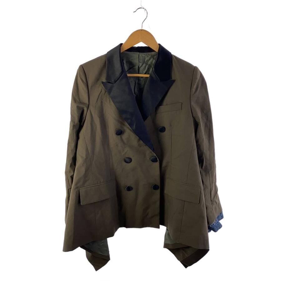 sacai ドッキングジャケット 中古・古着通販】sacai (サカイ) 再構築ドッキングデニムジャケット
