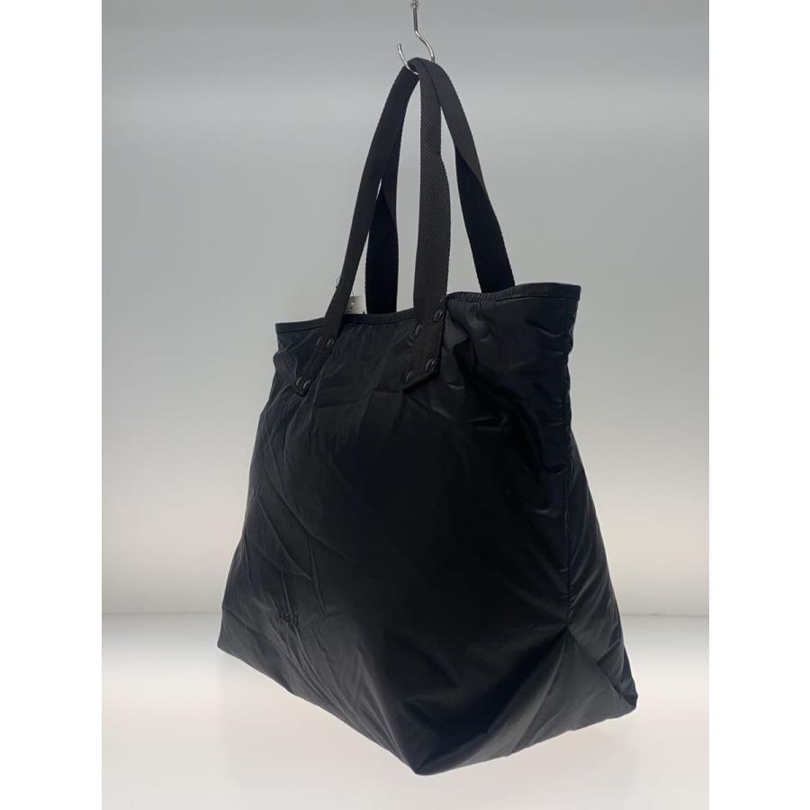 sacai◇ロゴディテールトートバッグ/ポリエステル/BLK/23-0590S