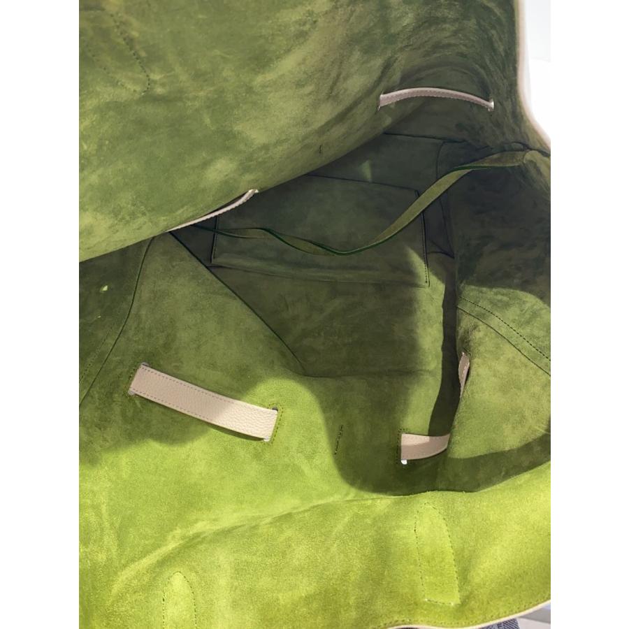 JIL SANDER◇LACE SHOPPER/トートバッグ/レザー/BEG : セカンド