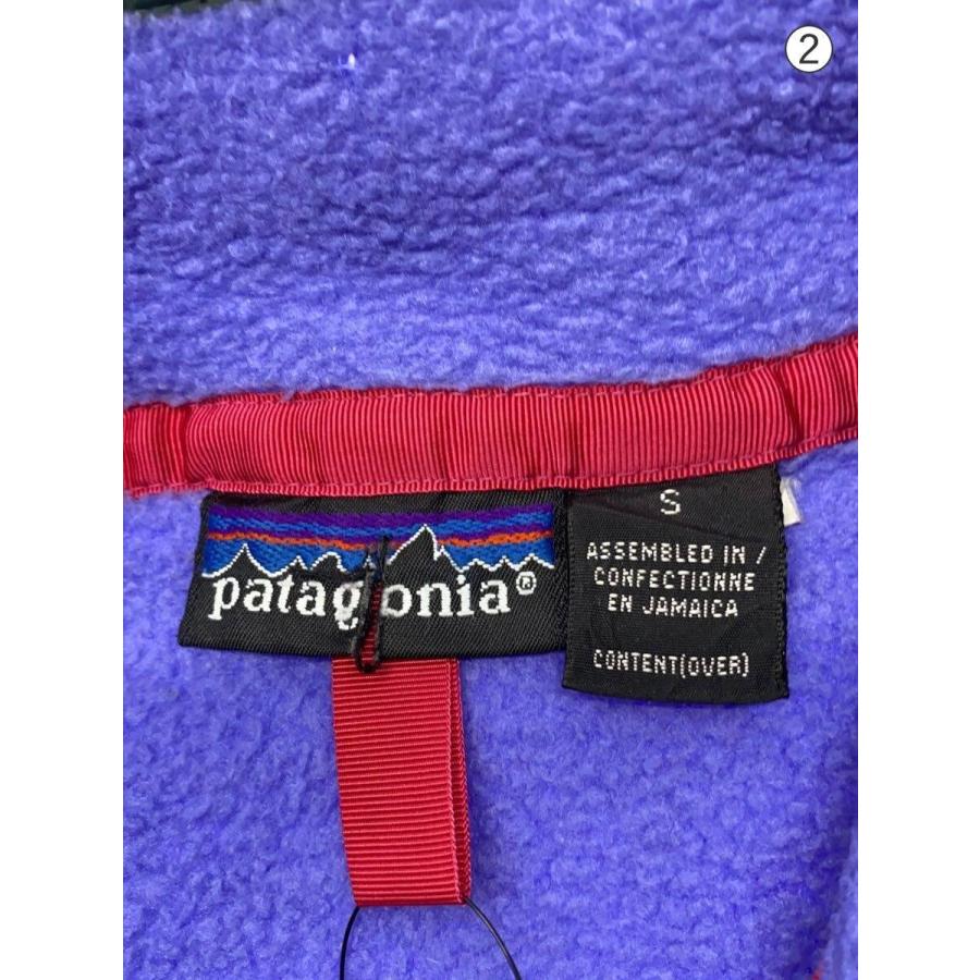 patagonia◇90s/シンチラスナップT/ジャマイカ製/S/ポリエステル/PUP