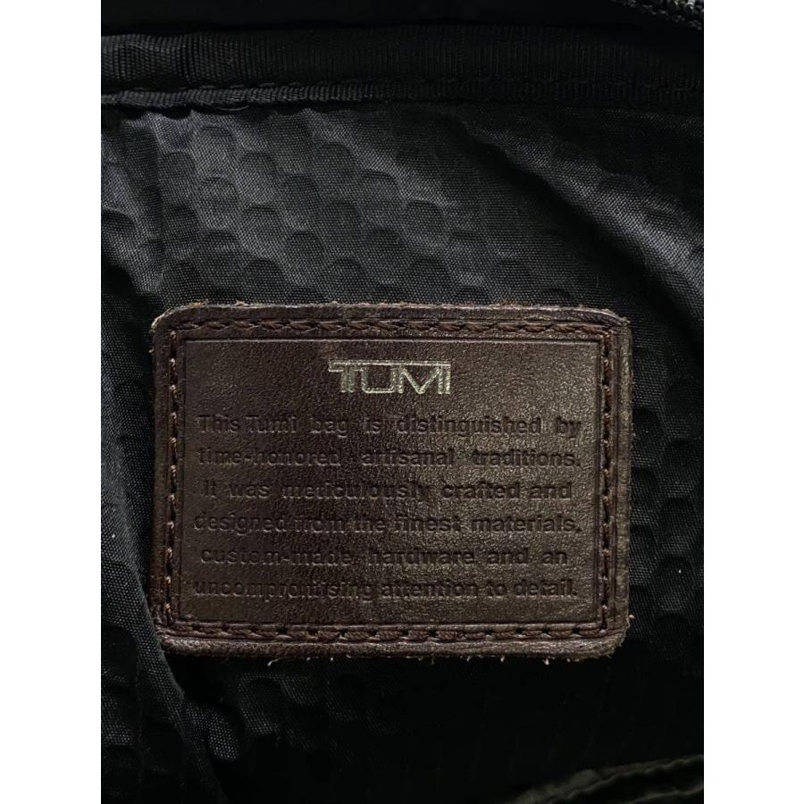 TUMI◇ファロンユーティリティトート/ALPHA BRAVO/3Way/レザー/BLK 