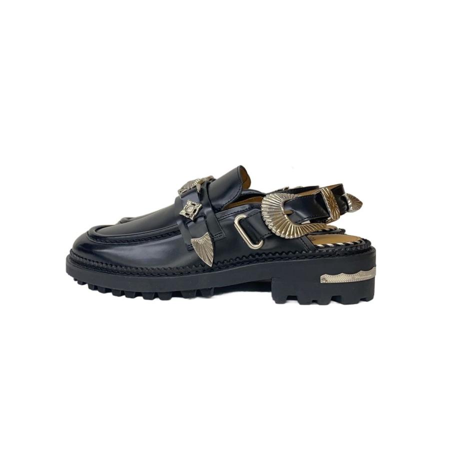 TOGA PULLA◇METAL MULE LOAFER/35/BLK/レザー/AJ1070// : セカンド
