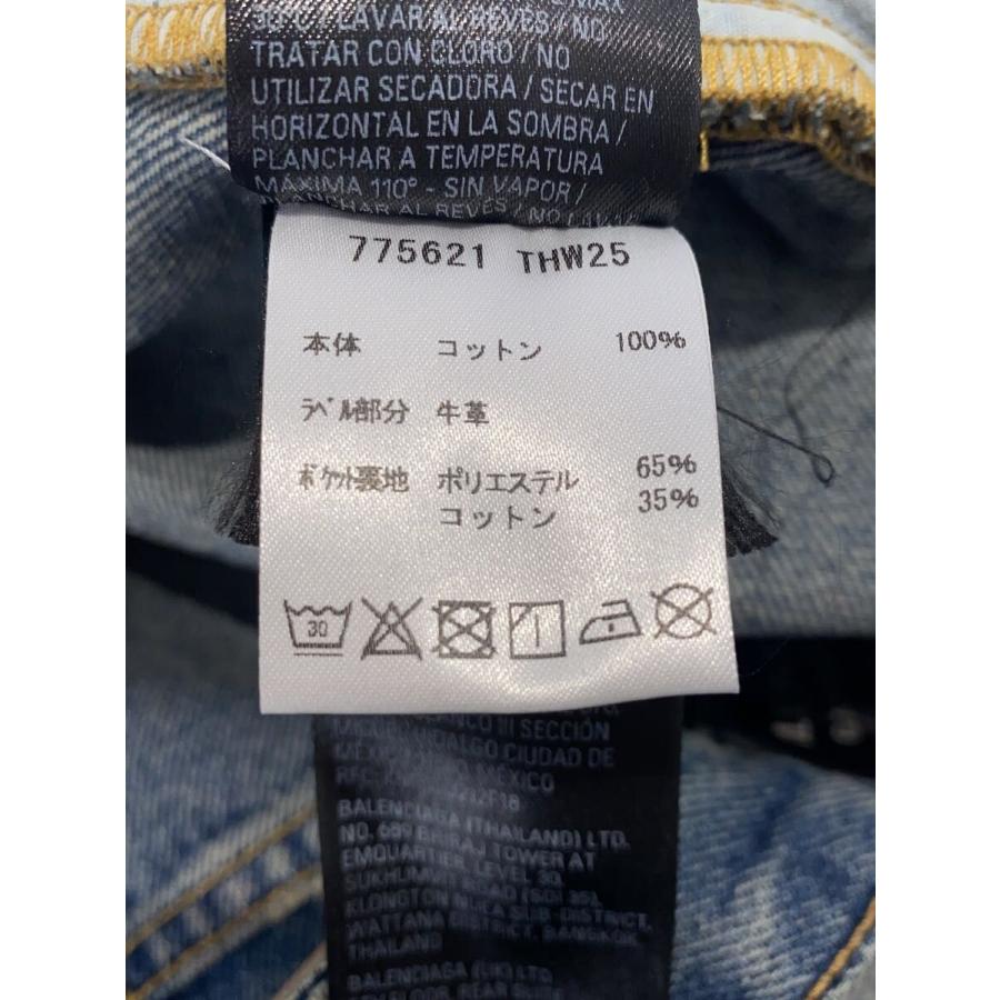 BALENCIAGA◇ウォッシュド加工フレアデニムパンツ/27/デニム/IDG