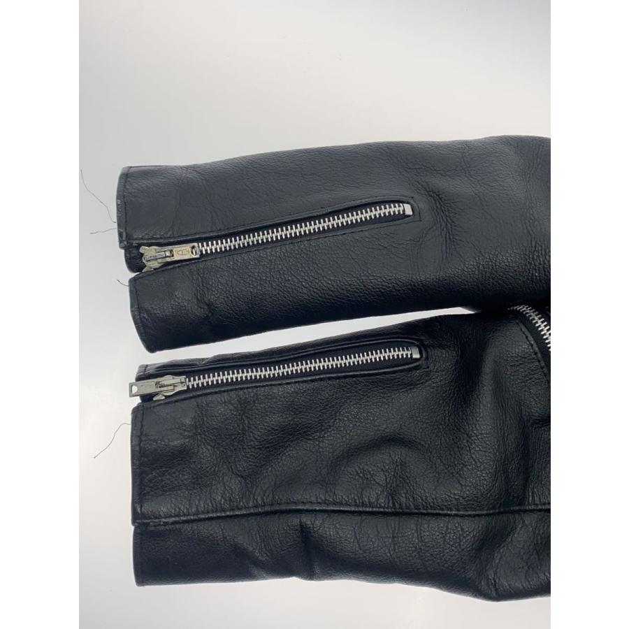 666 Leather Wear ダブルライダース36 ブラック　期間限定価格 666 Leather Wear◇ダブルライダースジャケット/36/レザー/BLK