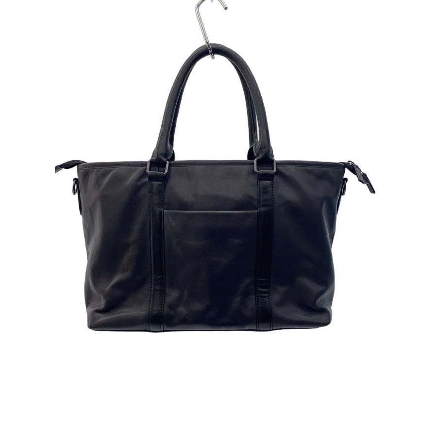 MORAL CODE トートバッグ ビジネスバッグ MORAL CODE◇トートバッグ/レザー/BLK/無地 : セカンドストリートYahoo
