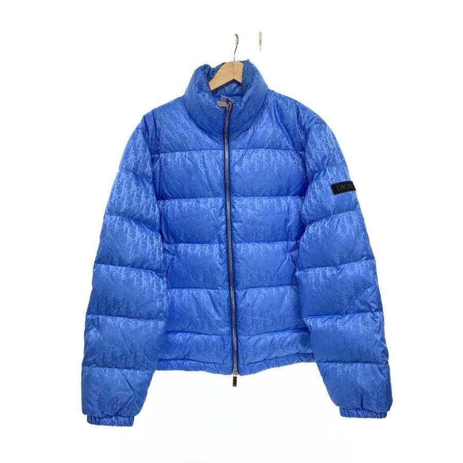 Dior HOMME◇Oblique Down Jacket/ダウンジャケット/48/ナイロン/BLU