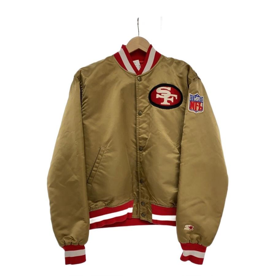 STARTER◇90s/49ERS/USA製/PRO LINE/スタジャン/M/ナイロン/CML